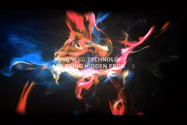 AE模板-4K抽象彩色粒子动感视觉创意片头动画模板