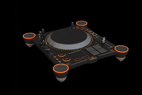 打碟机模型酒吧设备3D模型