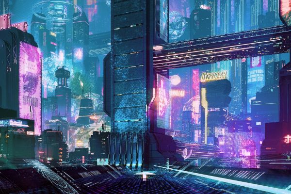 科幻赛博朋克建筑模型未来楼房建筑3D模型Kitbash3D – Cyberpunk
