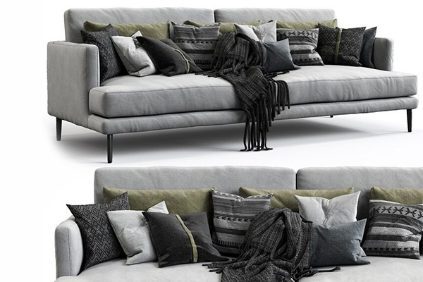 C4D模型-沙漠模型抱枕模型室内家具3D模型107312