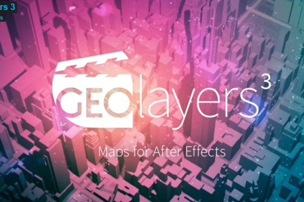 AE脚本-三维世界地图导航位置路径绘制工具+使用教程GEOlayers 3 v1.5.0 Win/Mac