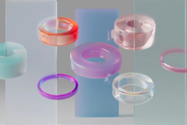 22个C4D红移渲染器玻璃+塑料材质预设Redshift 3.5 Glass and Plastics+中文字幕教程