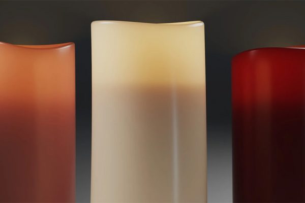 22个C4D红移渲染器 SSS 蜡烛材质预设Redshift 3.5 Wax RS Standard 3S材质+中文字幕教程