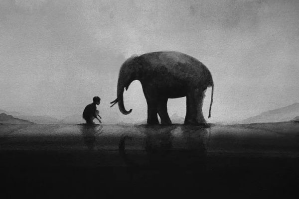 空灵水墨般的画作,用水彩画出水墨的意境，这35幅画作，让你一次看个够