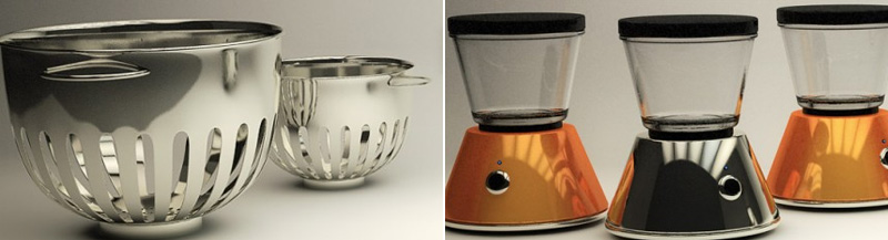 C4D模型预设-30个厨房烹饪用品单体模型热水壶咖啡机餐具等厨房用品模型