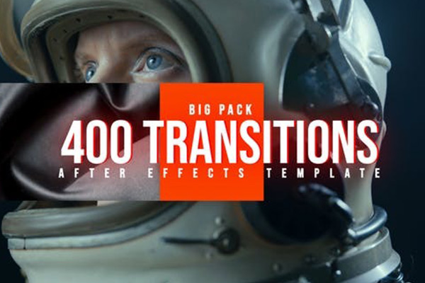 AE模板-400种简约图形遮罩蒙版转场过渡动画预设 Transitions Pack