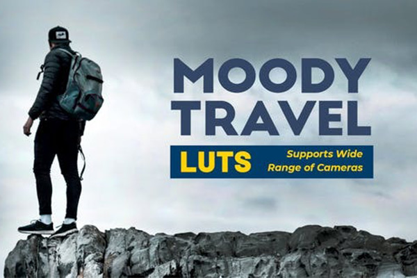 LUTS调色预设-30种旅行旅拍VLOG户外LUTs调色预设 Moody Travel LUTs