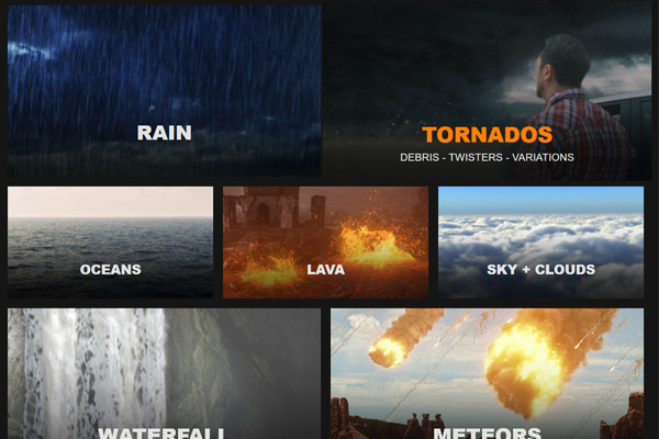 视频素材-277组龙卷风沙尘暴闪电暴雨地面破碎灾难特效素材附带透明通道Natural Elements