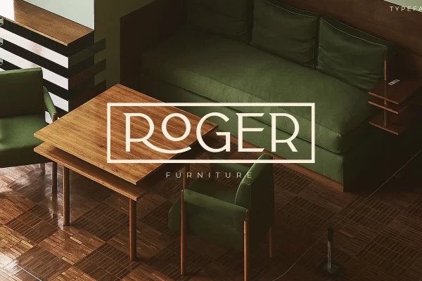 极简主义现代优雅复古英文字体