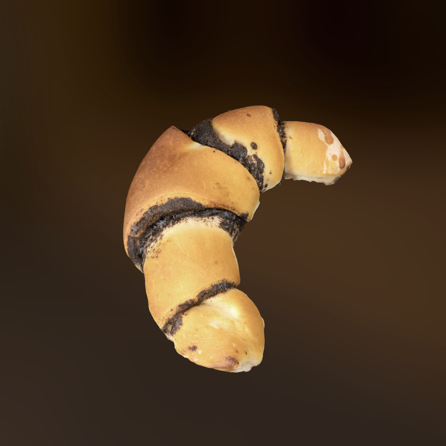 C4D模型-10个面包模型甜甜圈模型食物3D模型