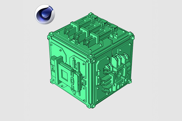 C4D插件-未来科幻多边形生成插件 Poly Greeble 1.3 for Cinema 4D R15-R26 Win/Mac