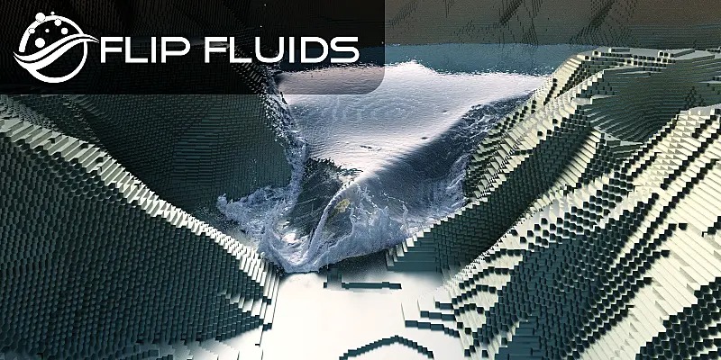 Blender插件-水流液体模拟插件 FLIP Fluids v1.4.0 For Blender 2.79+