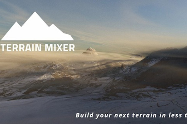 Blender插件-三维自然环境地形生成插件 Terrain Mixer V2.0.3 + 预设库