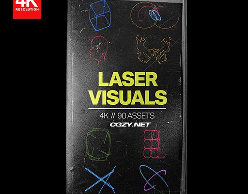 4K视频素材-90种高质量视觉激光效果素材 Tropic Colour LASER VISUALS