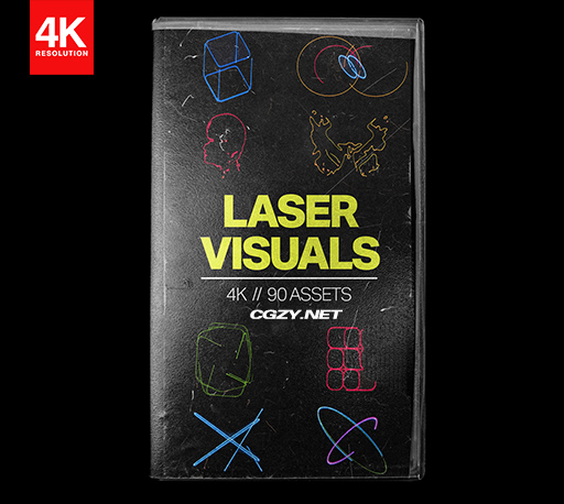 4K视频素材-90种高质量视觉激光效果素材 Tropic Colour LASER VISUALS