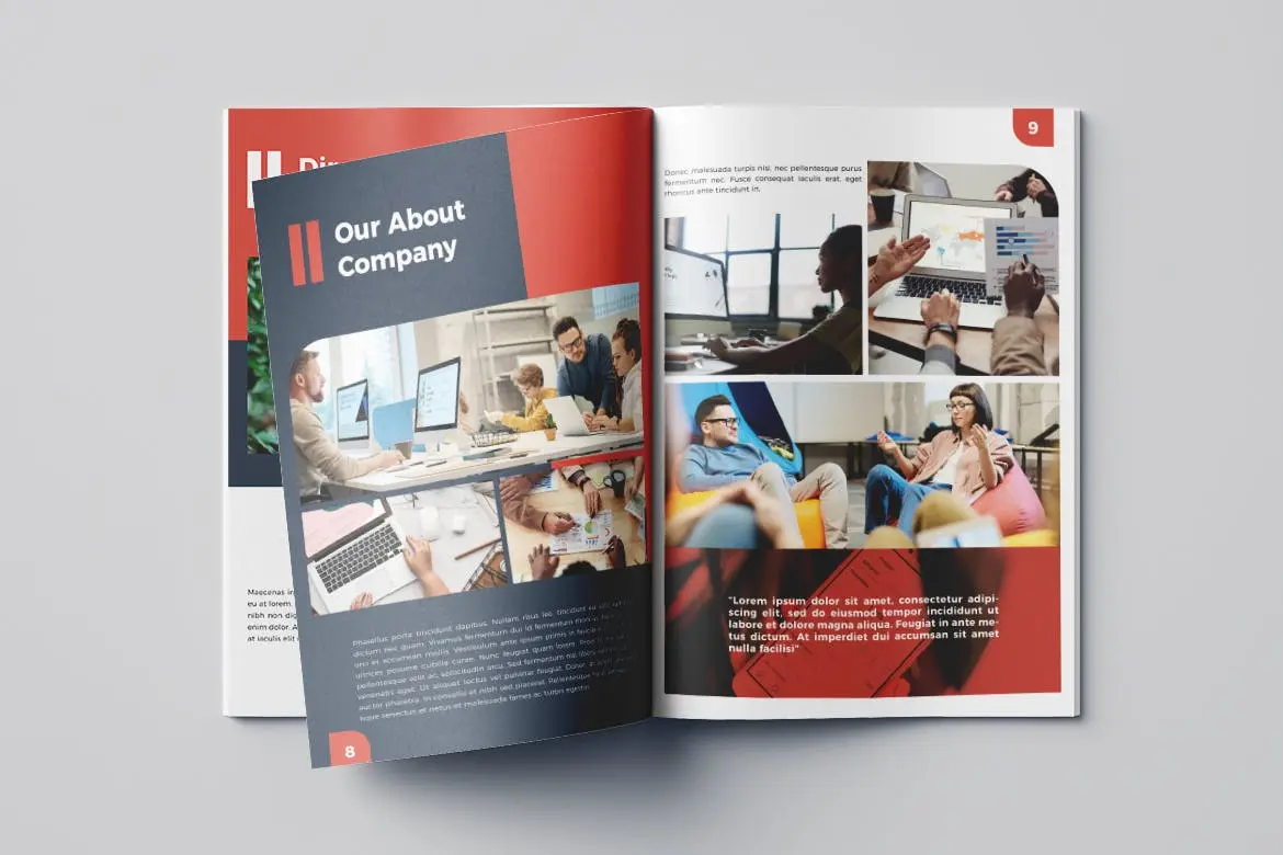 数字营销杂志宣传册设计模板INDD模板v3 Digital Marketing Brochure Vol.3