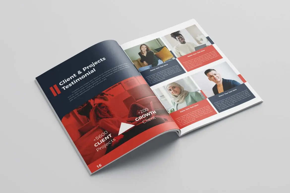 数字营销杂志宣传册设计模板INDD模板v3 Digital Marketing Brochure Vol.3