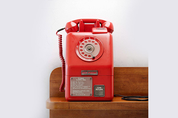 C4D模型-复古电话模型老式座机模型