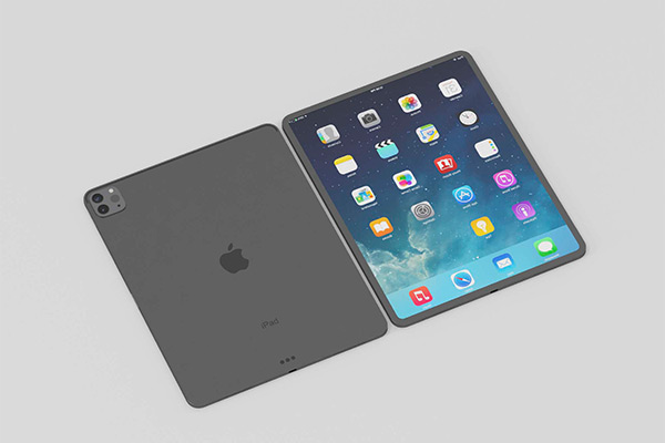 C4D模型-苹果平板电脑模型iPad模型电子产品3D模型