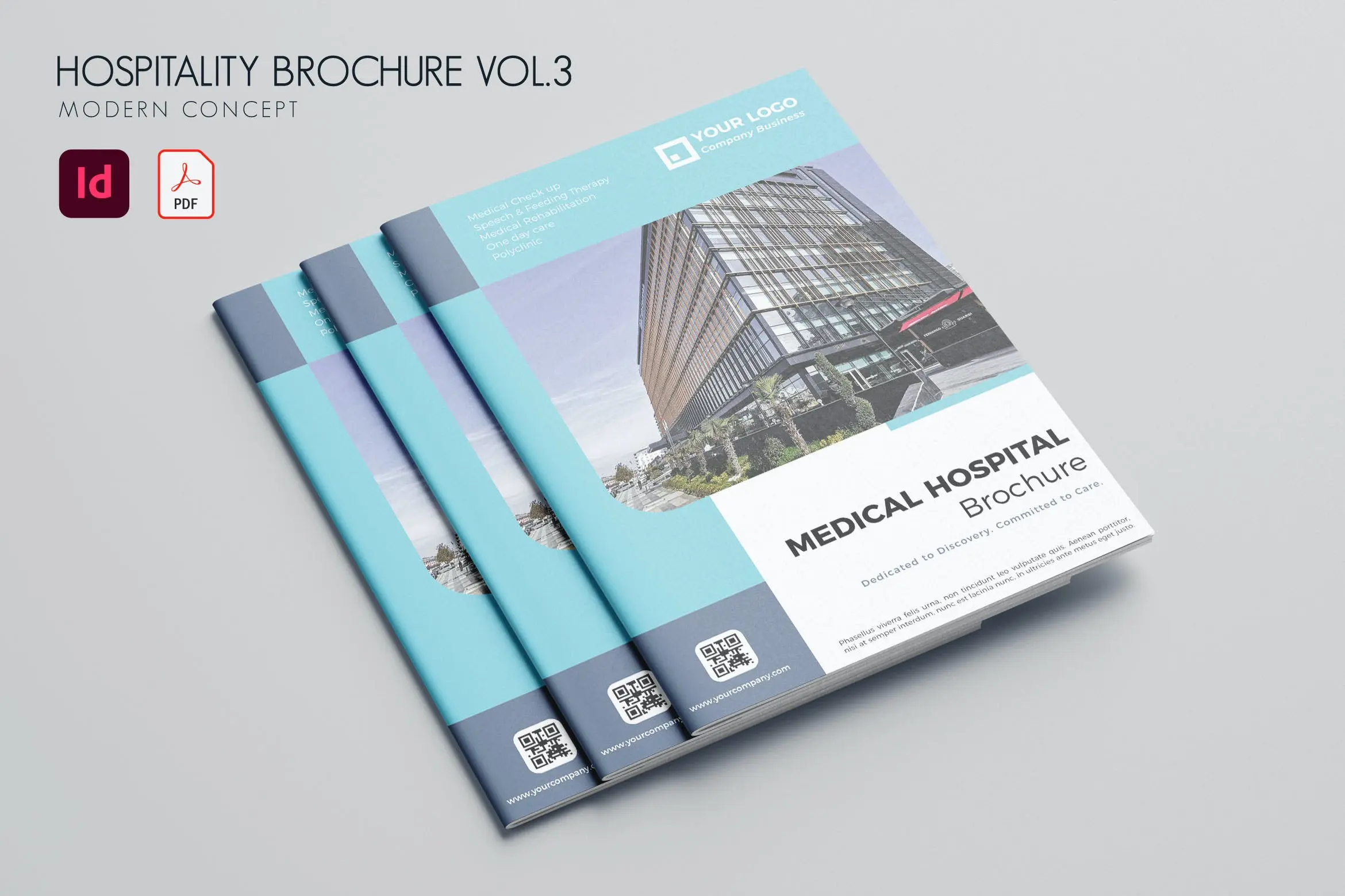旅馆酒店介绍杂志宣传册设计模板 Hospitality Brochure Vol.3