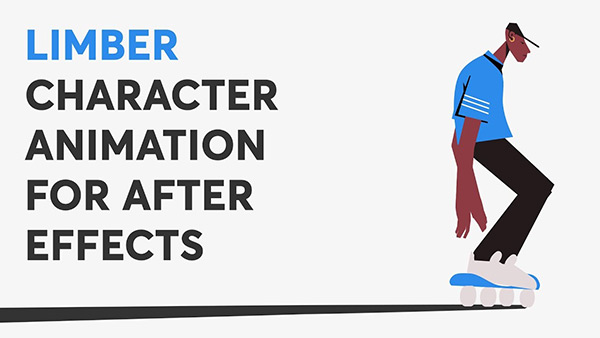 AE脚本-中文汉化版卡通人物角色骨骼IK绑定动画控制MG脚本+视频教程 Limber v1.7.4 Win/Mac