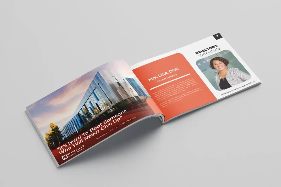 大学教育杂志宣传册设计模板v7 University Brochure Vol.7
