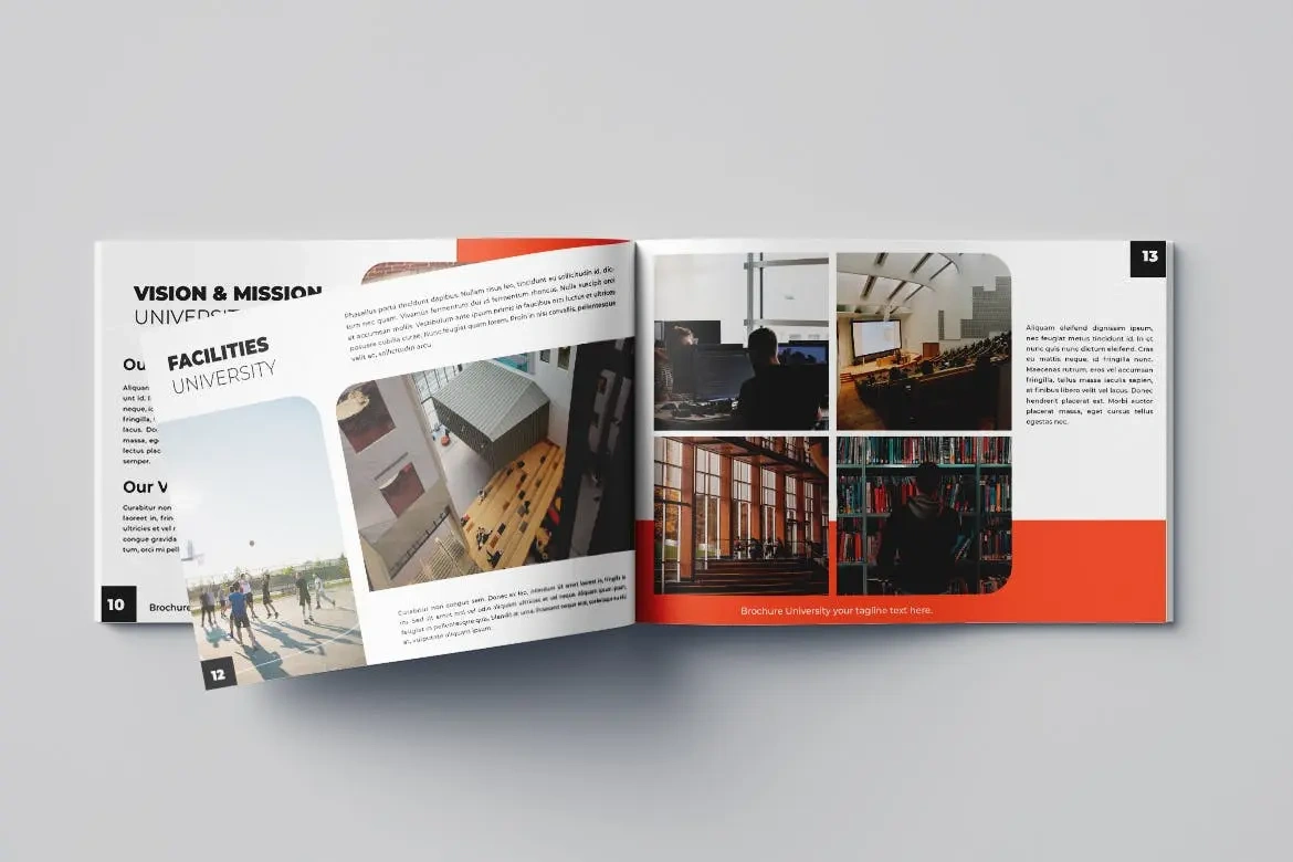 大学教育杂志宣传册设计模板v7 University Brochure Vol.7