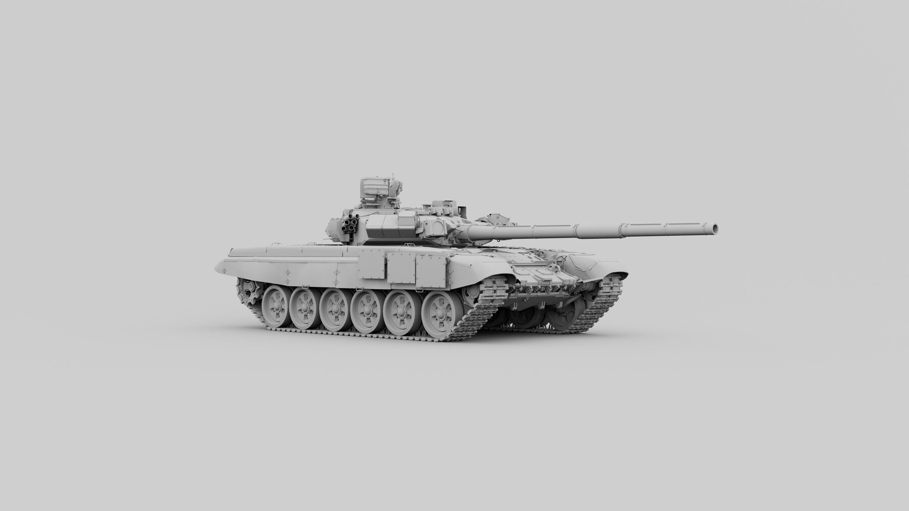C4D模型-废弃坦克模型报废装甲车模型破碎坦克3D模型