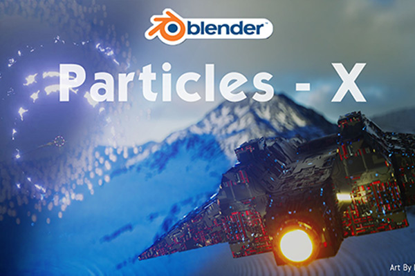 Blender插件-中文汉化炫酷粒子特效插件 Particles-X v1.21