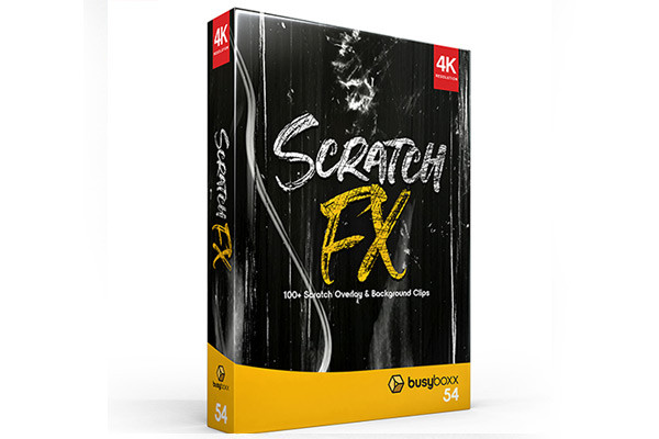 4K视频素材-104个高质量屏幕损坏噪点显示故障划痕特效素材BBV 54 BusyBoxx – ScratchFX