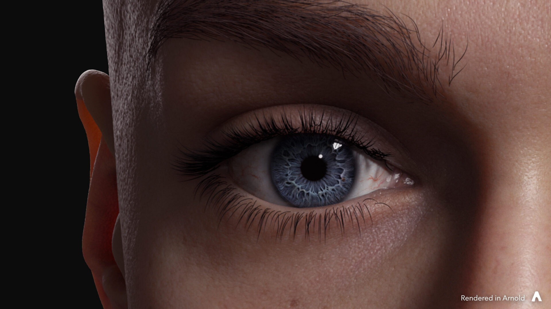 眼睛眼球虹膜贴图模型资产虹膜纹理贴图眼球模型