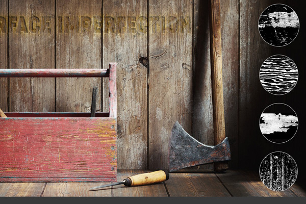 72个木纹表面缺陷凹凸黑白贴图写实木纹凹凸贴图