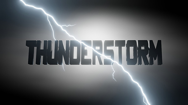 Blender插件-云雨雷暴闪电效果生成器 Thunderstorm Add-On v1.2