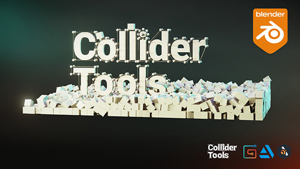 Blender插件-真实动力学物理碰撞插件 Collider Tools V1.01