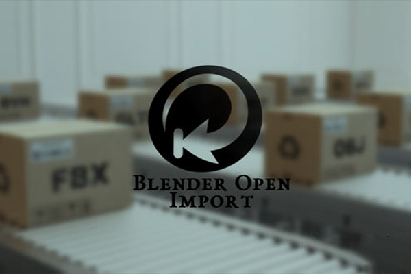 Blender插件-22种常用文件格式导入插件 Blender Open Import v1.0