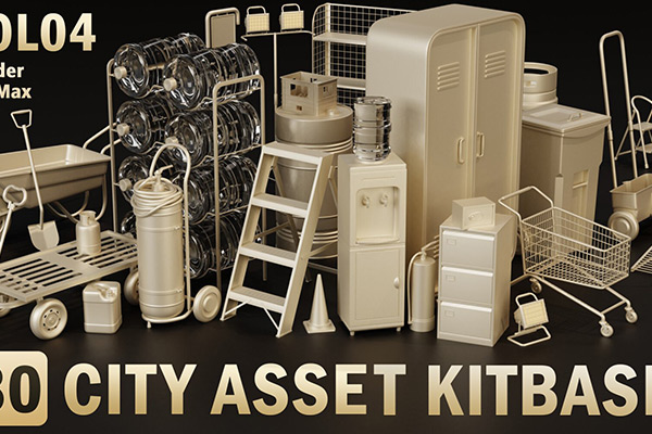 3D模型-80个日常生活工具3D模型（不包含贴图）