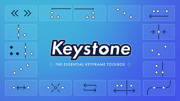 AE脚本-关键帧对齐拉伸调节复制控制工具 Keystone v1.1.1 + 使用教程