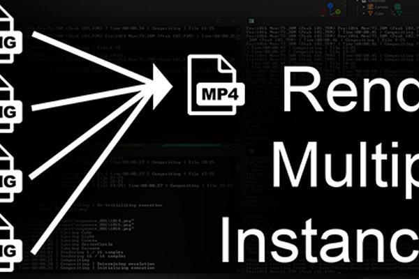 Blender插件-多实例文件后台同时渲染工具 Render Multiple Instaces V1.0