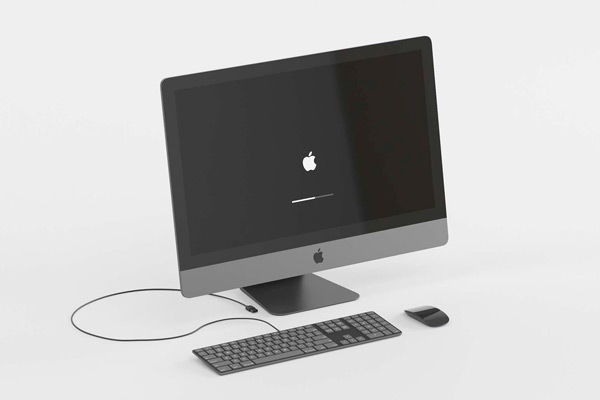 C4D模型-苹果电脑模型键盘鼠标模型 Apple iMac Pro 3D Model