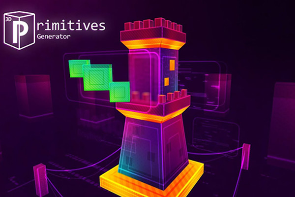 AE脚本-中文汉化三维方块圆柱体生成器 Aescripts 3D Primitives Generator V2.0 +使用教程