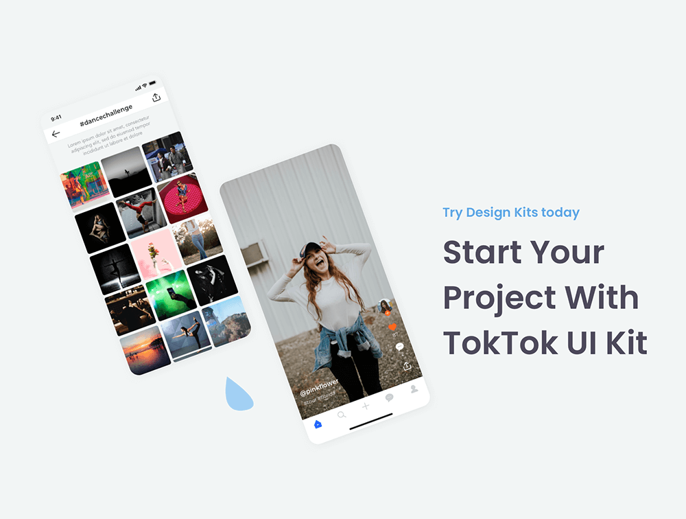 社交短视频App应用 UI 套件TokTok Social UI Kit