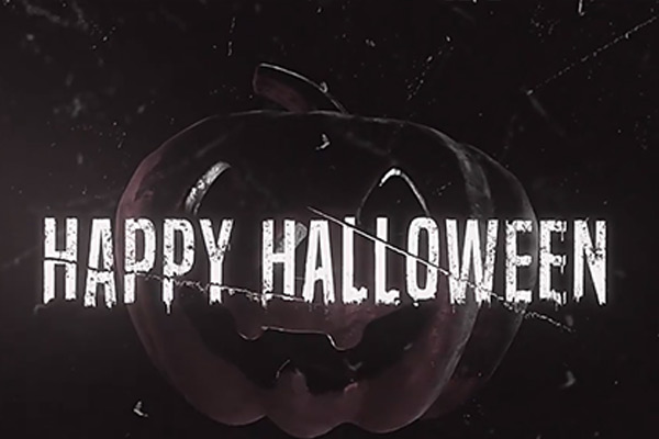 AE模板-万圣节惊悚恐怖电影文字标题片头动画 Damaged Grunge Titles