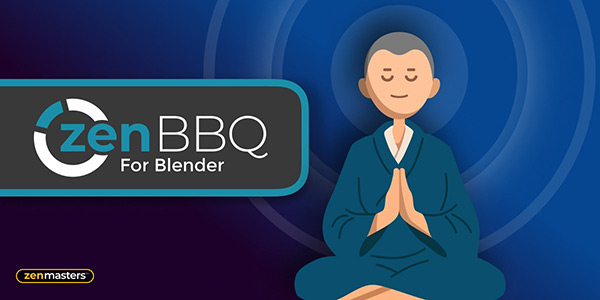 Blender插件-制作调节修改倒角效果插件 Zen Bbq V1.0.1