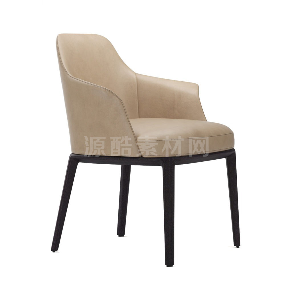 C4D模型-椅子模型靠背椅模型_5972