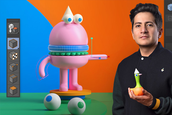 C4D教程-C4D三维卡通角色实例建模课程 英文字幕 Cinema 4D for Character Creation