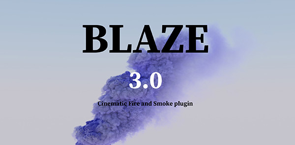 Blender插件-火焰烟雾爆炸特效生成器 Blender Market – Blaze V3.0