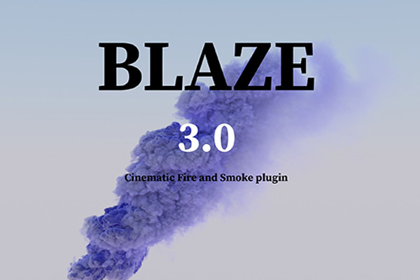 Blender插件-火焰烟雾爆炸特效生成器 Blender Market – Blaze V3.0