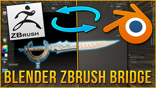 Blender与Zbrush桥接插件 Blender to Zbrush Bridge V1.1 +使用教程