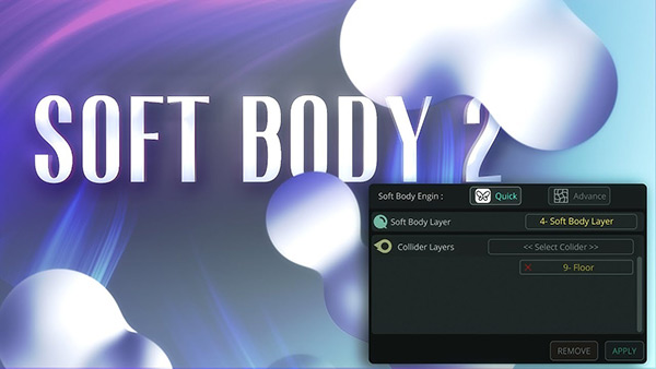 AE脚本-快速模拟柔体碰撞效果 AEscripts Soft Body 2.0 Win/Mac +使用教程