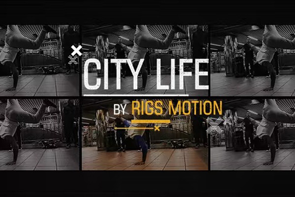 AE模板-时尚城市图文快闪动画宣传片头 City Life Dynamic Opener